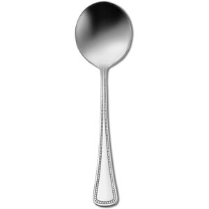 Oneida 18/8 Stainless Steel Needlepoint Bouillon Spoons (Set of 36) Silver Service for 12 Oneida 18/8 Stainless Steel Needlepoint Bouillon Spoons (Set of 36) Silver Service for 12