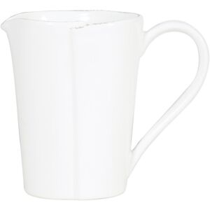 Vietri Melamine Lastra White Pitcher White 8.0 In. L X 8.0 In. W X 7.0 In. H Vietri Melamine Lastra White Pitcher White 8.0 In. L X 8.0 In. W X 7.0 In. H