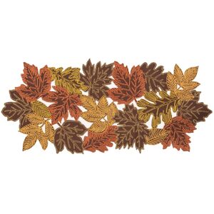 Manor Luxe Autumn Leaves Embroidered Cutwork 15 by 90-Inch Table Runner - 1590 Beige 1590 Manor Luxe Autumn Leaves Embroidered Cutwork 15 by 90-Inch Table Runner - 1590 Beige 1590