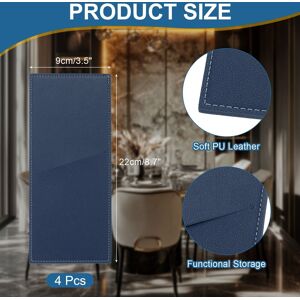 Unique Leather Cutlery Sleeve Knife Bag Pouch for Dining Table - 22 x 9 cm Dark Blue 22 x 9 cm Unique Leather Cutlery Sleeve Knife Bag Pouch for Dining Table - 22 x 9 cm Dark Blue 22 x 9 cm