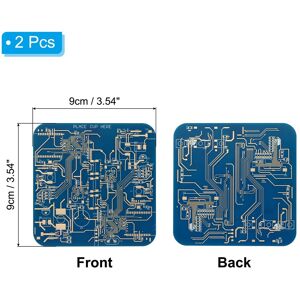 Unique Coaster, PCB Coasters Circuit Board Coasters FR-4 Drink Bar Coasters for Drinks Coffee Table Bar Gifts Boy-friend Men Blue 0.01 In. W X 0.01 In. D Unique Coaster, PCB Coasters Circuit Board Coasters FR-4 Drink Bar Coasters for Drinks Coffee Table Bar Gifts Boy-friend Men Blue 0.01 In. W X 0.01 In. D
