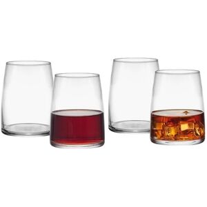 Mikasa Set of 4 Cora Double Old Fashioned Glasses, 14 Oz Clear Set of 4 Mikasa Set of 4 Cora Double Old Fashioned Glasses, 14 Oz Clear Set of 4