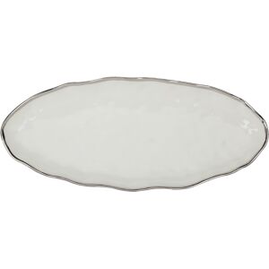 Certified International Regency Silver Oval Fish Platter, 19.5 Silver 19.5 Certified International Regency Silver Oval Fish Platter, 19.5 Silver 19.5