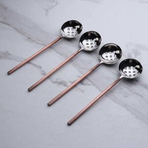 INOX artisans INOX Sundance Olive Spoon 4 Pc. Set Bronze Service for 4 INOX artisans INOX Sundance Olive Spoon 4 Pc. Set Bronze Service for 4