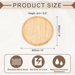 Unique Bamboo Serving Tray, Round Wooden Trays Portable Serving Platters for Food Fruit, Snacks, Bread, Vanity, Weddings, Picnics Beige 8 Unique Bamboo Serving Tray, Round Wooden Trays Portable Serving Platters for Food Fruit, Snacks, Bread, Vanity, Weddings, Picnics Beige 8