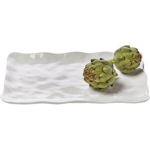 Tag Formoso White Stoneware Rectangular Dinnerware Serving Tray Platter Dishwasher Safe, 17L x 11.5W inches White 17.0 In. L X 11.5 In. W X 1.25 In. H Tag Formoso White Stoneware Rectangular Dinnerware Serving Tray Platter Dishwasher Safe, 17L x 11.5W inches White 17.0 In. L X 11.5 In. W X 1.25 In. H