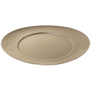 Mepra Atmosfera Charger Plate Materic Champagne 13.5 In. L X 12.5 In. W X 0.5 In. H Mepra Atmosfera Charger Plate Materic Champagne 13.5 In. L X 12.5 In. W X 0.5 In. H