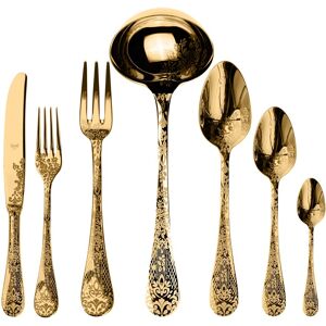 Mepra Casablanca Flatware Set - 51 Pieces Gold Service for 12 Mepra Casablanca Flatware Set - 51 Pieces Gold Service for 12