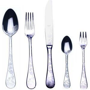 Mepra Venere Flatware Set with Cake Forks - 30 Pieces Silver Service for 6 Mepra Venere Flatware Set with Cake Forks - 30 Pieces Silver Service for 6