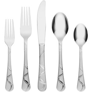 Cambridge Felicity Sand 20-Piece Flatware Set, Service For 4 Silver Service for 4 Cambridge Felicity Sand 20-Piece Flatware Set, Service For 4 Silver Service for 4