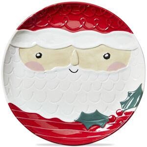 Tag Santa Platter - Multicolor Ceramic Serving Platter for Christmas, Dishwasher Safe, 14 Multicolor 14.0 In. L X 14.0 In. W Tag Santa Platter - Multicolor Ceramic Serving Platter for Christmas, Dishwasher Safe, 14 Multicolor 14.0 In. L X 14.0 In. W