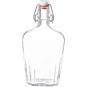 Bormioli Rocco Fiaschetta Pocket Flask - 17.5 oz Clear 17.5 oz Bormioli Rocco Fiaschetta Pocket Flask - 17.5 oz Clear 17.5 oz
