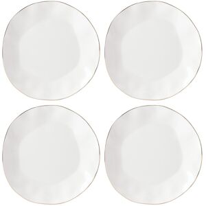 Lenox Blue Bay 4-Piece Dinner Plate Set Blue 11.0 In. L X 11.0 In. W X 1.0 In. H Lenox Blue Bay 4-Piece Dinner Plate Set Blue 11.0 In. L X 11.0 In. W X 1.0 In. H