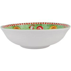 Vietri Melamine Campagna Gallina Large Serving Bowl Green 12.0 In. L X 12.0 In. W X 3.75 In. H Vietri Melamine Campagna Gallina Large Serving Bowl Green 12.0 In. L X 12.0 In. W X 3.75 In. H