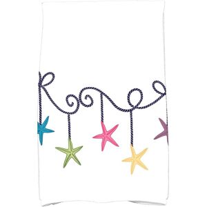 E by Design 18 x 30-inch, Starfish Ornaments, Holiday Geometric Print Kitchen Towel Multi Single E by Design 18 x 30-inch, Starfish Ornaments, Holiday Geometric Print Kitchen Towel Multi Single