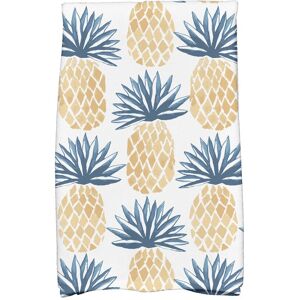 E by Design Pineapple Stripes Geometric Print Kitchen Towels Green Single E by Design Pineapple Stripes Geometric Print Kitchen Towels Green Single