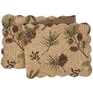 C&F Home Woodland Retreat Quilted Table Runner Tan 51.0 In. X 14.0 In. X 0.25 In. C&F Home Woodland Retreat Quilted Table Runner Tan 51.0 In. X 14.0 In. X 0.25 In.