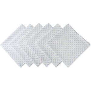 DII Design Imports Spring Plaid Napkin Set (Set of 6) Dots Set of 6 DII Design Imports Spring Plaid Napkin Set (Set of 6) Dots Set of 6