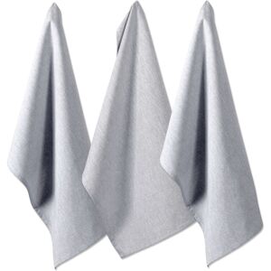 Design Imports Solid Chambray Dishtowel Set of 3 (30 inches long x 20 inches wide) gray Set of 3 Design Imports Solid Chambray Dishtowel Set of 3 (30 inches long x 20 inches wide) gray Set of 3