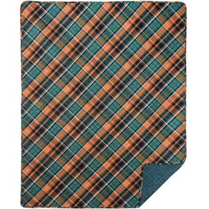 C&F Home Troy Plaid Quilted Cotton Throw Blanket Blue / Green / Orange Throw C&F Home Troy Plaid Quilted Cotton Throw Blanket Blue / Green / Orange Throw