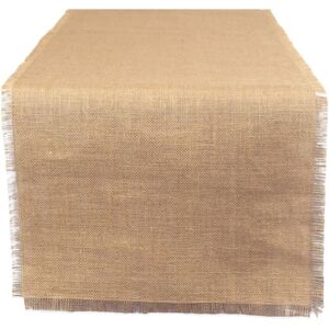 DII Design Imports Jute Burlap Solid Table Runner (0.25 inches high x 15 inches wide x 48 inches deep) Natural 15x110 DII Design Imports Jute Burlap Solid Table Runner (0.25 inches high x 15 inches wide x 48 inches deep) Natural 15x110