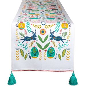 DII Design Imports Harelquin Print Table Runner (0.25 inches high x 14 inches wide x 72 inches deep) Easter Folk 14x72 DII Design Imports Harelquin Print Table Runner (0.25 inches high x 14 inches wide x 72 inches deep) Easter Folk 14x72