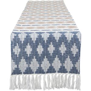 DII Braided Table Runner Blue 15x72 DII Braided Table Runner Blue 15x72