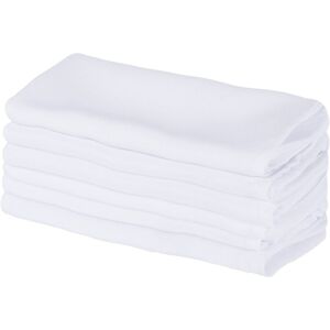 E-Living Store DII Commercial Quality Napkin Set White Set of 6 E-Living Store DII Commercial Quality Napkin Set White Set of 6