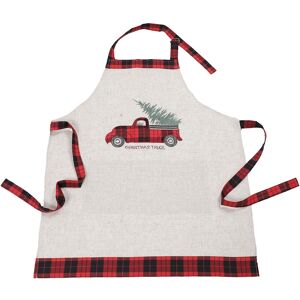 Manor Luxe Vintage Tartan Truck With Christmas Tree Apron Adults Size 30 by 26-Inch Multi 30 Manor Luxe Vintage Tartan Truck With Christmas Tree Apron Adults Size 30 by 26-Inch Multi 30