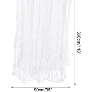 Unique 10Ft Cheesecloth Table Runner 35 x 118 Inch Rustic Gauze Tablecloth White 0.1 In. L X 0.1 In. W X 0.1 In. H Unique 10Ft Cheesecloth Table Runner 35 x 118 Inch Rustic Gauze Tablecloth White 0.1 In. L X 0.1 In. W X 0.1 In. H