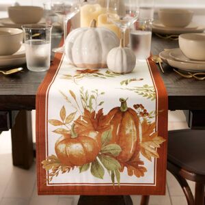 Elrene Home Fashions Autumn Pumpkin Grove Fall Table Runner - 13x70 Orange 13x70 Elrene Home Fashions Autumn Pumpkin Grove Fall Table Runner - 13x70 Orange 13x70