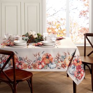 Elrene Botanical Harvest Pumpkin Engineered Tablecloth Orange,Cream,Multi 60x84 Rectangle Elrene Botanical Harvest Pumpkin Engineered Tablecloth Orange,Cream,Multi 60x84 Rectangle