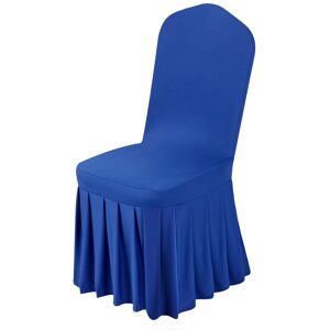 VEVOR Chair Covers, Polyester Spandex Chair Cover, Stretch Slipcovers for Wedding Party Dining Banquet Flat-Front Chair Covers Blue Blue,30PCS,Long & Lace-Trim VEVOR Chair Covers, Polyester Spandex Chair Cover, Stretch Slipcovers for Wedding Party Dining Banquet Flat-Front Chair Covers Blue Blue,30PCS,Long & Lace-Trim
