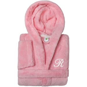 Authentic Hotel and Spa Sweet Kids 100% Polyester SUPER PLUSH Double Brushed Hooded Bathrobe with White Script Monogram R Medium Authentic Hotel and Spa Sweet Kids 100% Polyester SUPER PLUSH Double Brushed Hooded Bathrobe with White Script Monogram R Medium
