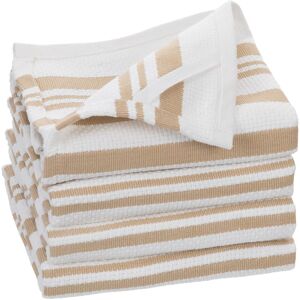 Fabstyles Broadway Stripe Cotton Kitchen Towels - 18x28 Khaki 18x28 Fabstyles Broadway Stripe Cotton Kitchen Towels - 18x28 Khaki 18x28