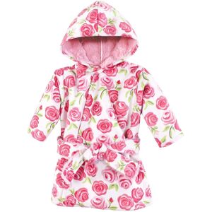 Hudson Baby Girls Mink with Faux Fur Lining Pool and Beach Robe Cover-ups, Pink Roses Pink Roses 6-12 Months Hudson Baby Girls Mink with Faux Fur Lining Pool and Beach Robe Cover-ups, Pink Roses Pink Roses 6-12 Months
