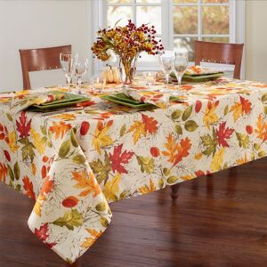 Elrene Autumn Leaves Fall Printed Tablecloth Multi 60 Elrene Autumn Leaves Fall Printed Tablecloth Multi 60