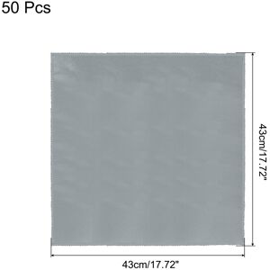 Unique Satin Table Napkins Polyester Bright Table Napkin Fabric Table Napkin for Event Wedding Party Table Decorations - 17x17 Inch Silver Gray 17x17 Inch Unique Satin Table Napkins Polyester Bright Table Napkin Fabric Table Napkin for Event Wedding Party Table Decorations - 17x17 Inch Silver Gray 17x17 Inch