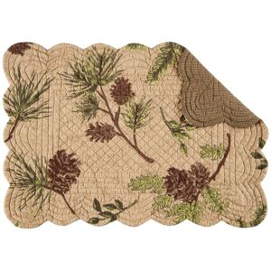C&F Home Woodland Retreat 100% Cotton Placemat Tan Set of 6 C&F Home Woodland Retreat 100% Cotton Placemat Tan Set of 6