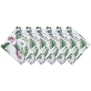 C&F Home Marcy Blooms Cotton Cloth Napkins Set of 6 Green 20.0 In. L X 20.0 In. W C&F Home Marcy Blooms Cotton Cloth Napkins Set of 6 Green 20.0 In. L X 20.0 In. W