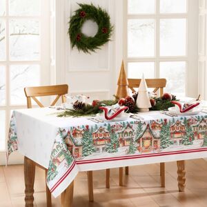Elrene Storybook Christmas Village Holiday Tablecloth Multi 60x120 Elrene Storybook Christmas Village Holiday Tablecloth Multi 60x120