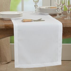 Saro Lifestyle Everyday Design Solid Color Table Runner White 16 Saro Lifestyle Everyday Design Solid Color Table Runner White 16