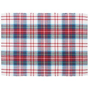 C&F Home Morris Plaid Red and Green Woven Placemat Set of 6 Green Set of 6 C&F Home Morris Plaid Red and Green Woven Placemat Set of 6 Green Set of 6