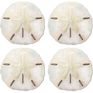 CounterArt Sand Dollar Reversible Shaped Easy Care Placemat Set of 4 Made in The USA multi Set of 4 CounterArt Sand Dollar Reversible Shaped Easy Care Placemat Set of 4 Made in The USA multi Set of 4