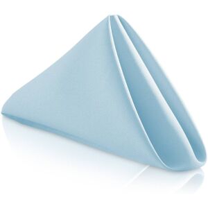 Lann's Linens 12 Pack 20 Inch Polyester Cloth Dinner Napkins for Party Restaurant Baby Blue Set of 12 Lann's Linens 12 Pack 20 Inch Polyester Cloth Dinner Napkins for Party Restaurant Baby Blue Set of 12