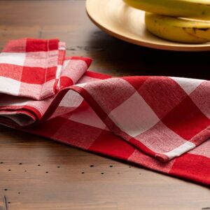 Fabstyles Country Check Kitchen Towel - 18x28 RED 18x28 Fabstyles Country Check Kitchen Towel - 18x28 RED 18x28
