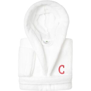 Authentic Hotel and Spa Sweet Kids 100% Polyester SUPER PLUSH Double Brushed Hooded Bathrobe with Pink Bookman Monogram C Large Authentic Hotel and Spa Sweet Kids 100% Polyester SUPER PLUSH Double Brushed Hooded Bathrobe with Pink Bookman Monogram C Large