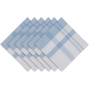 DII Summer Day Plaid Napkins Set/6 Summer Day Set of 6 DII Summer Day Plaid Napkins Set/6 Summer Day Set of 6