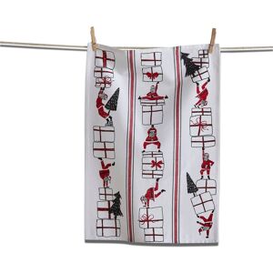 Tag Oh What Fun Santa Dishtowel Red Cotton Kitchen Towel Christmas 26x18 Machine Washable Kitchen Textiles Red 26.0 In. L X 18.0 In. W Tag Oh What Fun Santa Dishtowel Red Cotton Kitchen Towel Christmas 26x18 Machine Washable Kitchen Textiles Red 26.0 In. L X 18.0 In. W