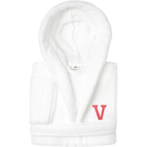 Authentic Hotel and Spa Sweet Kids 100% Polyester SUPER PLUSH Double Brushed Hooded Bathrobe with Pink Bookman Monogram V Large Authentic Hotel and Spa Sweet Kids 100% Polyester SUPER PLUSH Double Brushed Hooded Bathrobe with Pink Bookman Monogram V Large